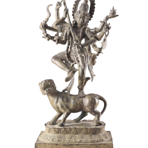 Indonesian Bronze Goddess Kali Sculpture | 22" Vintage Art | 5.54kg Sacred Masterpiece | Divine Power Statue | Jaipurio